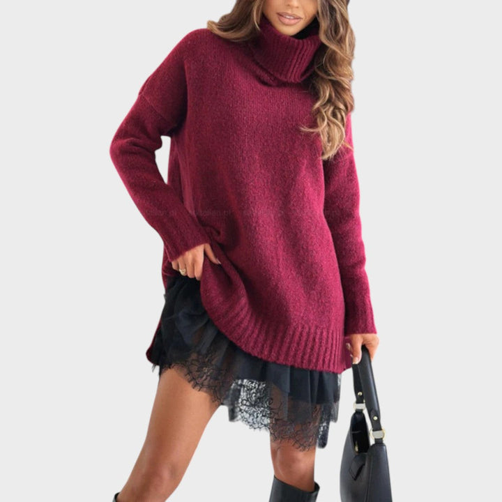 VALENTINA – OVERSIZED KNIT DRESS SET