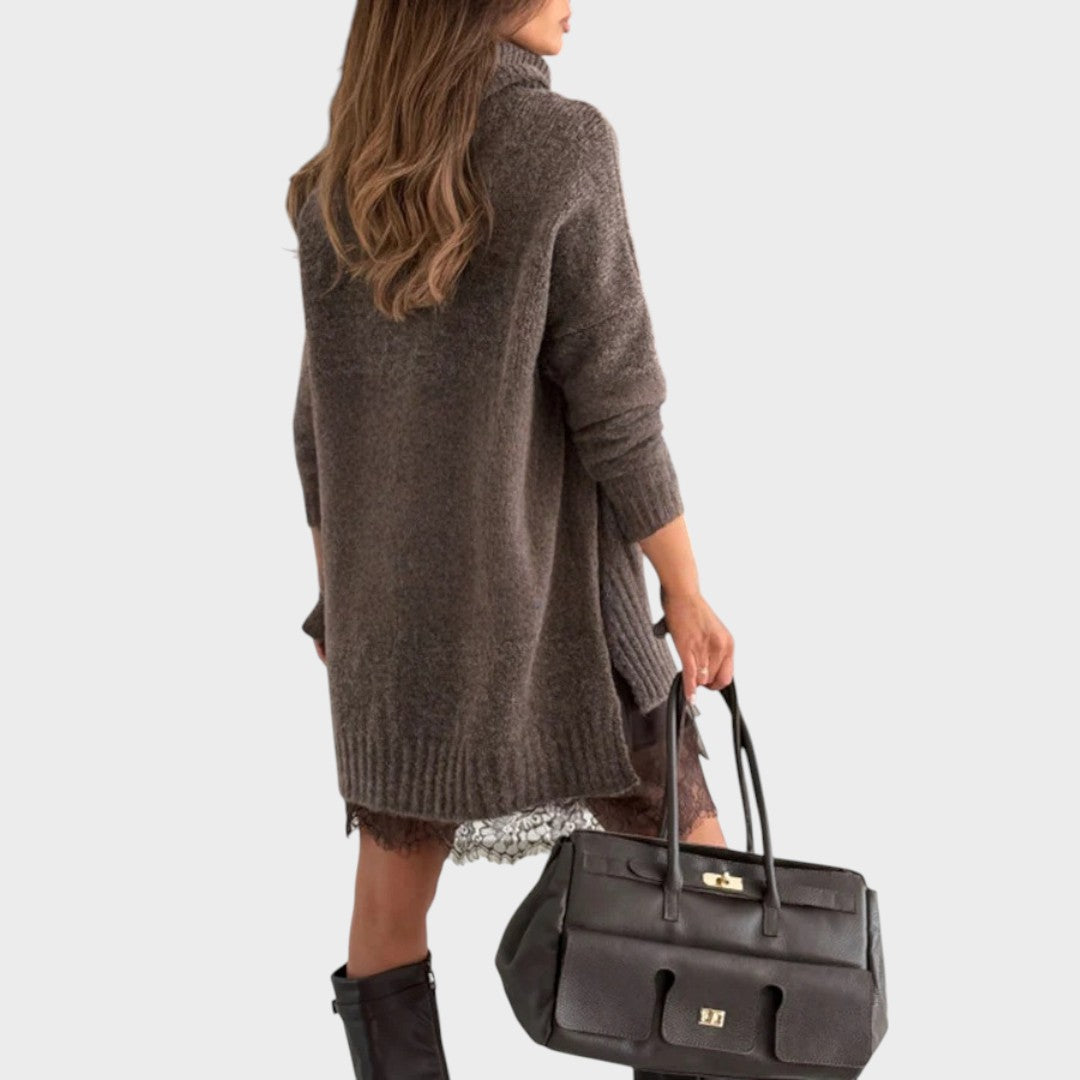 VALENTINA – OVERSIZED KNIT DRESS SET