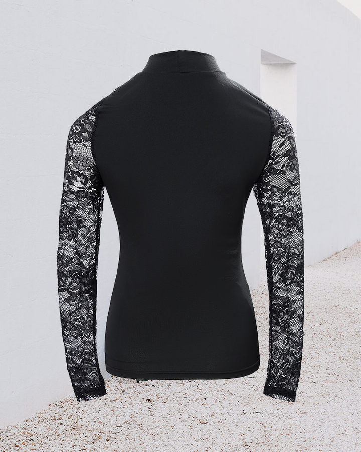 Niamh | Long-Sleeve Lace Top