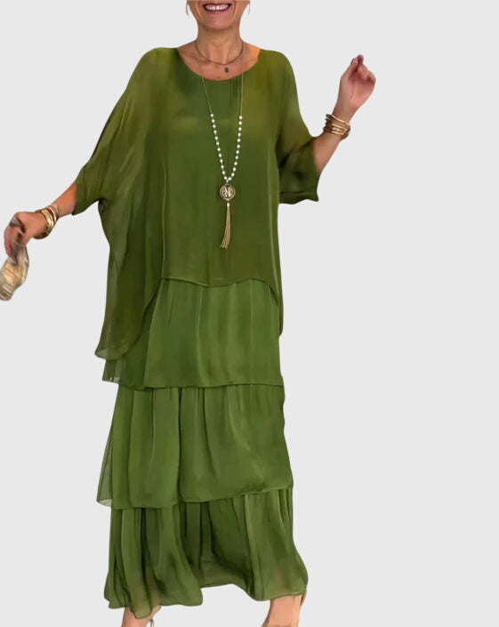 DIANE – FLOWING ELEGANT MAXI DRESS