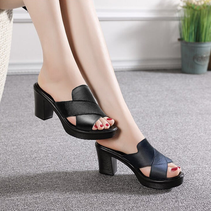 Alma | Elegant Orthopedic Heel Sandals