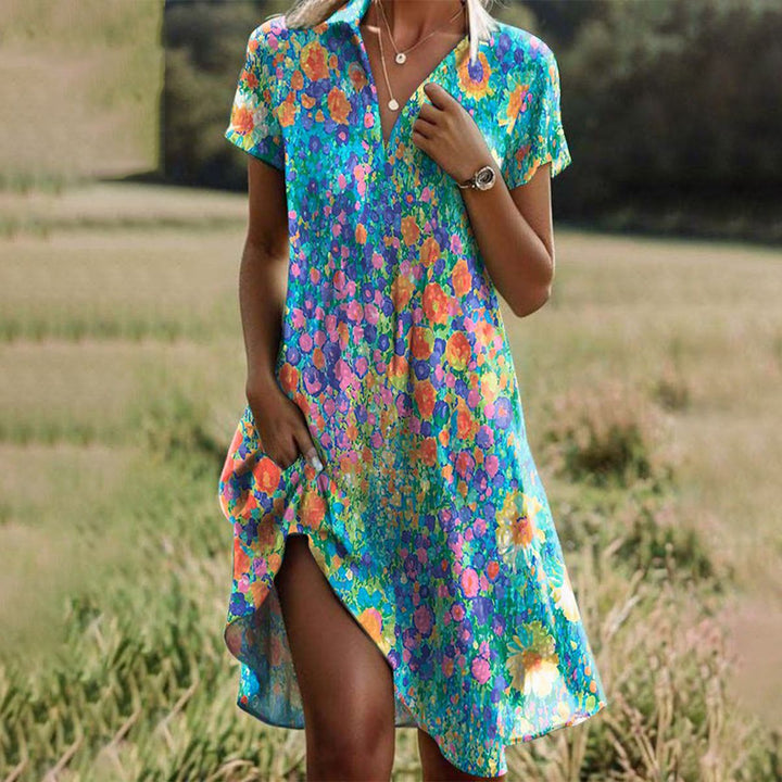 LUNA – TIERED MIDI DRESS