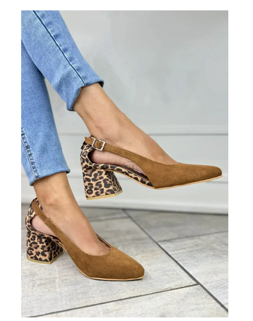 Myia | Leopard Slingbacks