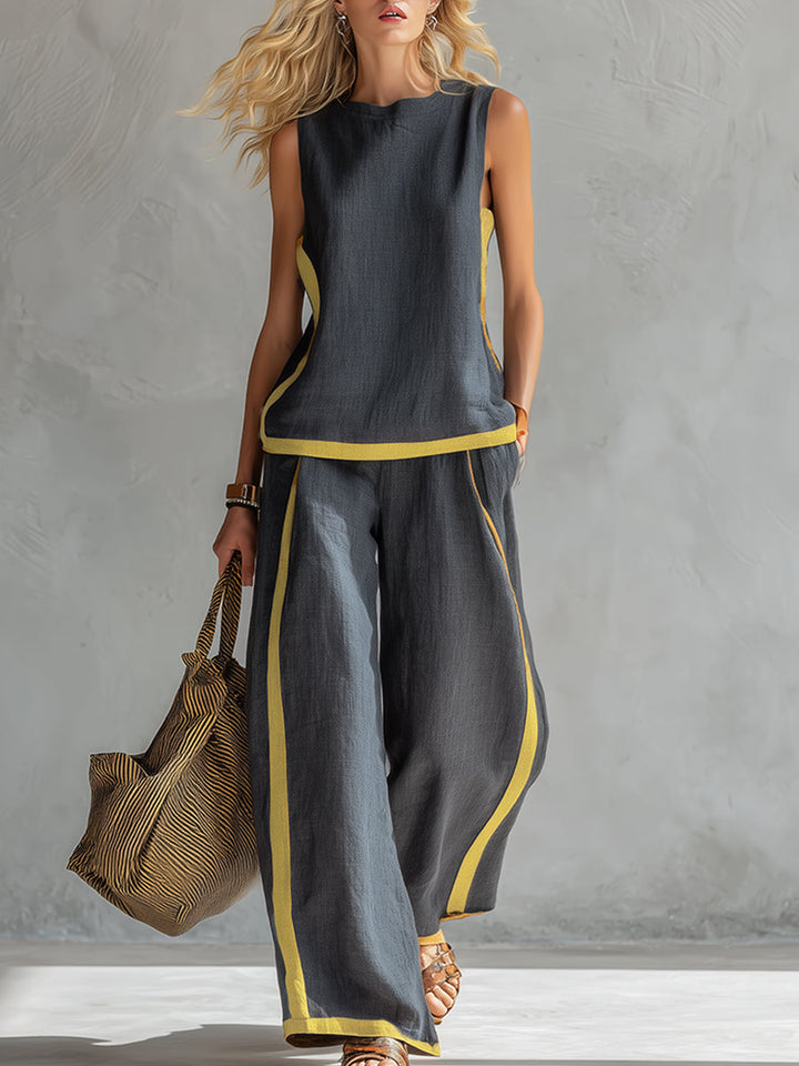 Lexa | Elegant Cotton and Linen Suit