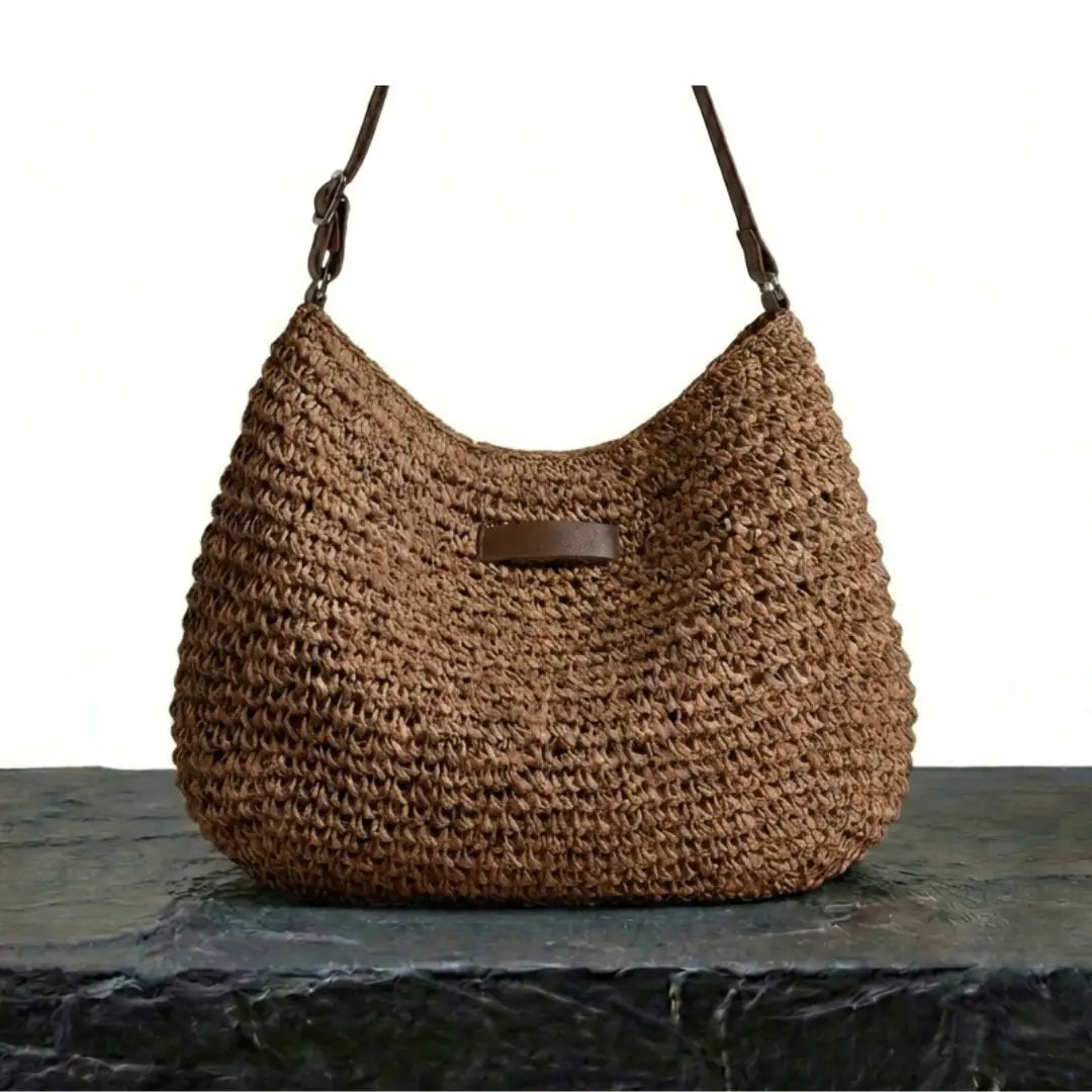 Arion Straw Crossbody Bag