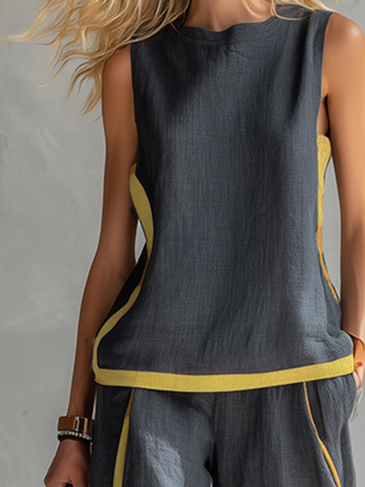 Lexa | Elegant Cotton and Linen Suit