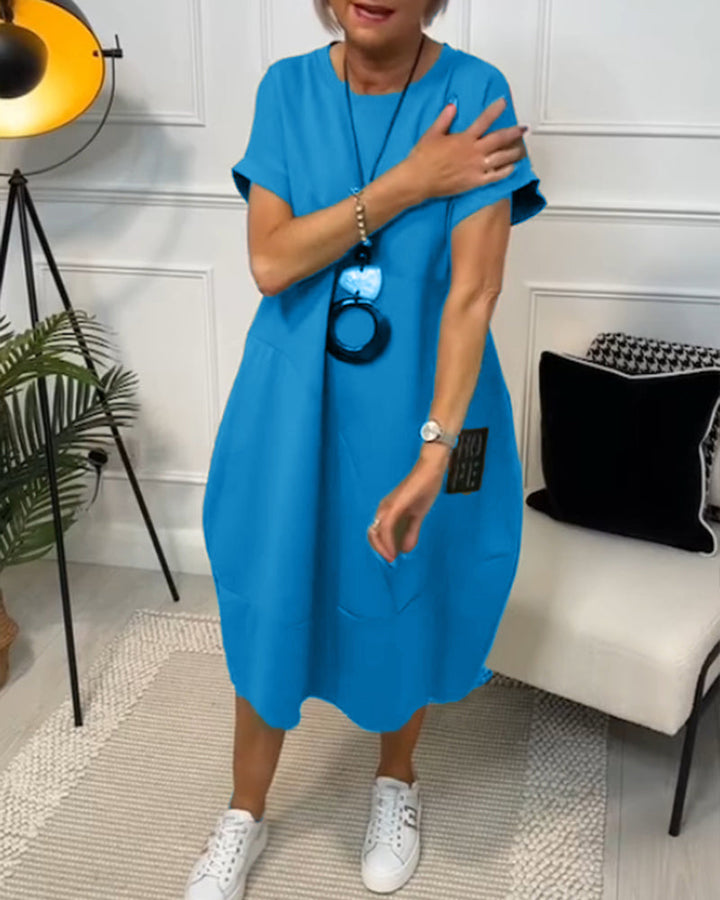 Maura | Relaxed Pocket Midi Dress