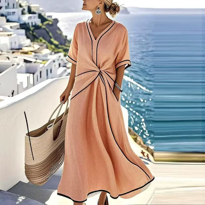 Athena™ - Elegant Flattering Summer Maxi Dress