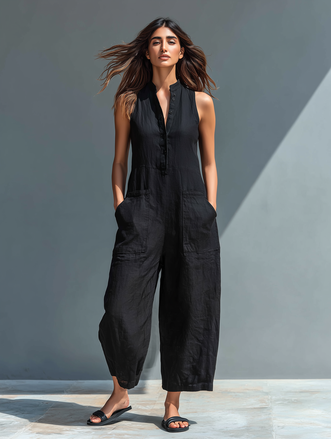Fiona | Elegant Sleeveless Jumpsuit