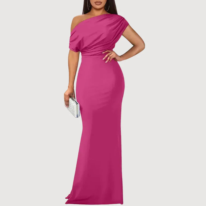 JASMINE – ONE-SHOULDER MAXI DRESS