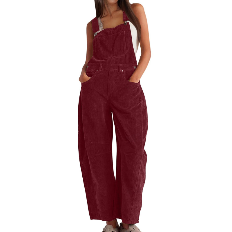 ROSALYN – Effortless Wide Leg Overalls Jumpsuit