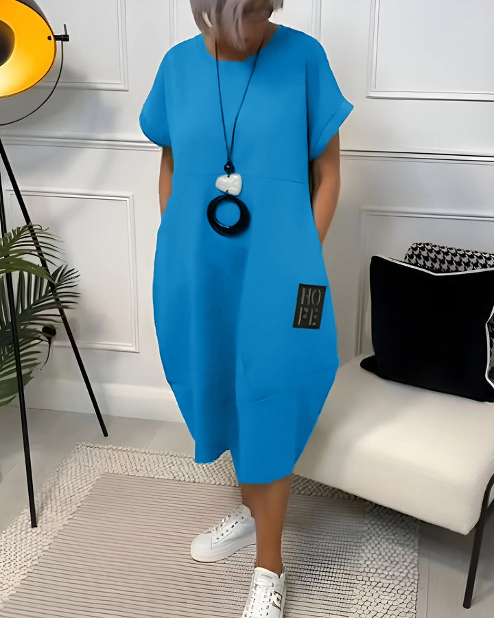Maura | Relaxed Pocket Midi Dress