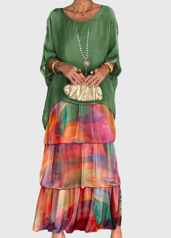 DIANE – FLOWING ELEGANT MAXI DRESS