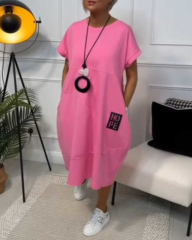 Maura | Relaxed Pocket Midi Dress