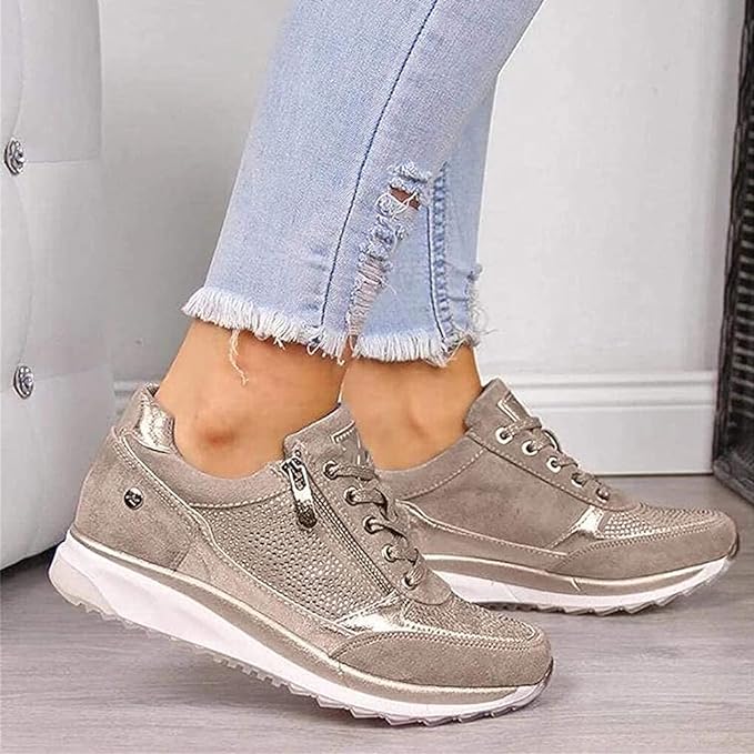 SORCHA | ZIP-UP ORTHOPEDIC COMFORT SNEAKERS
