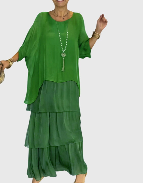 DIANE – FLOWING ELEGANT MAXI DRESS