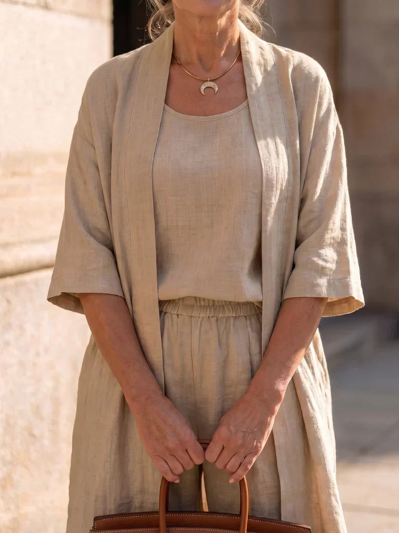 Beatrice | Lightweight Linen Set