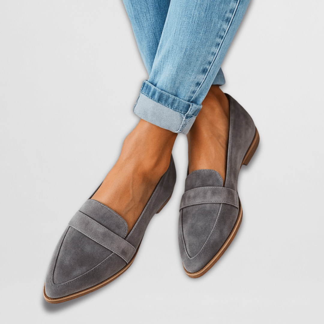 ALINA – CLASSIC SUEDE LOAFERS