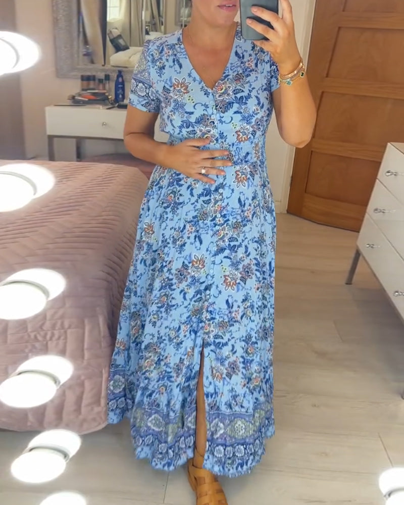 HARRIET – FLORAL MAXI DRESS