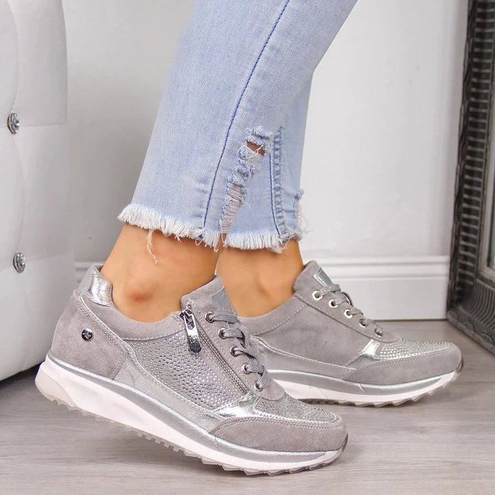 SORCHA | ZIP-UP ORTHOPEDIC COMFORT SNEAKERS
