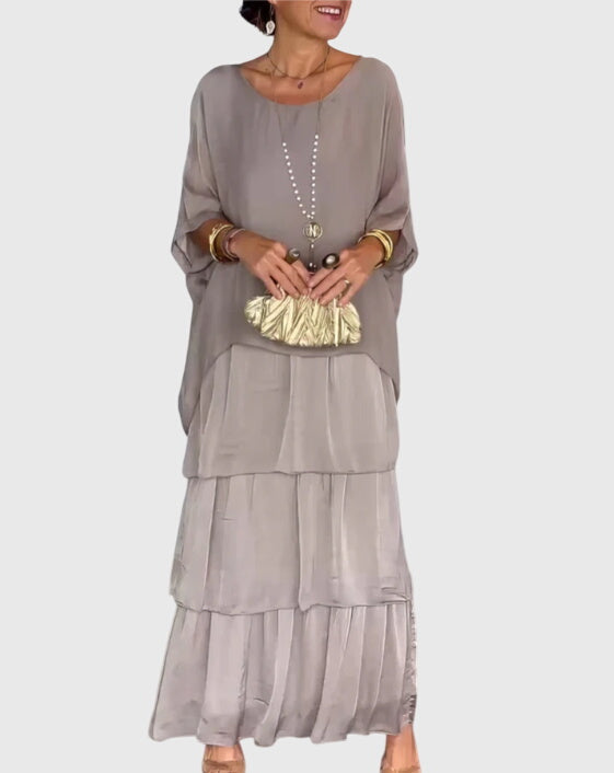 DIANE – FLOWING ELEGANT MAXI DRESS