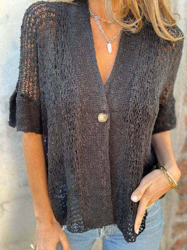 LOUISE – LIGHTWEIGHT KNIT CARDIGAN