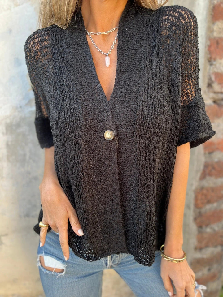 LOUISE – LIGHTWEIGHT KNIT CARDIGAN