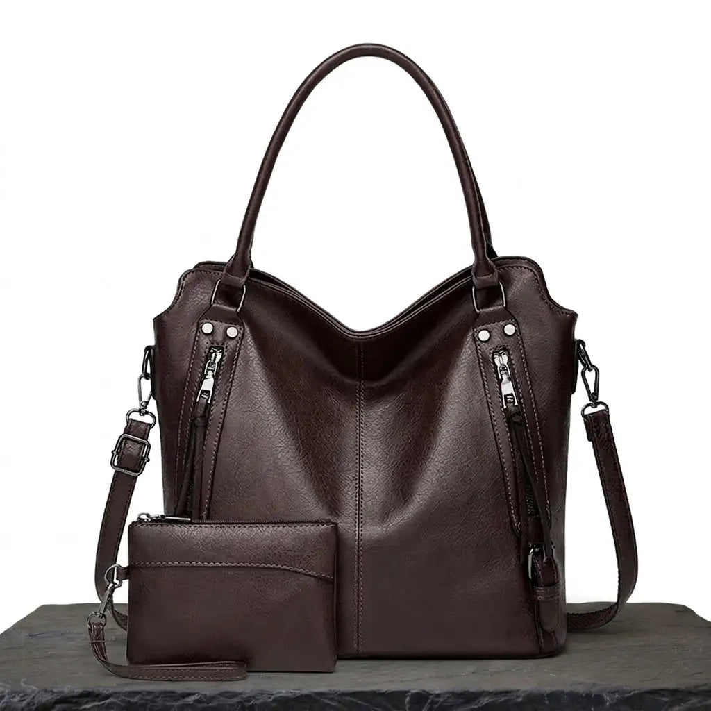 Classic Cognac Arion Bag + FREE Pocket Wallet