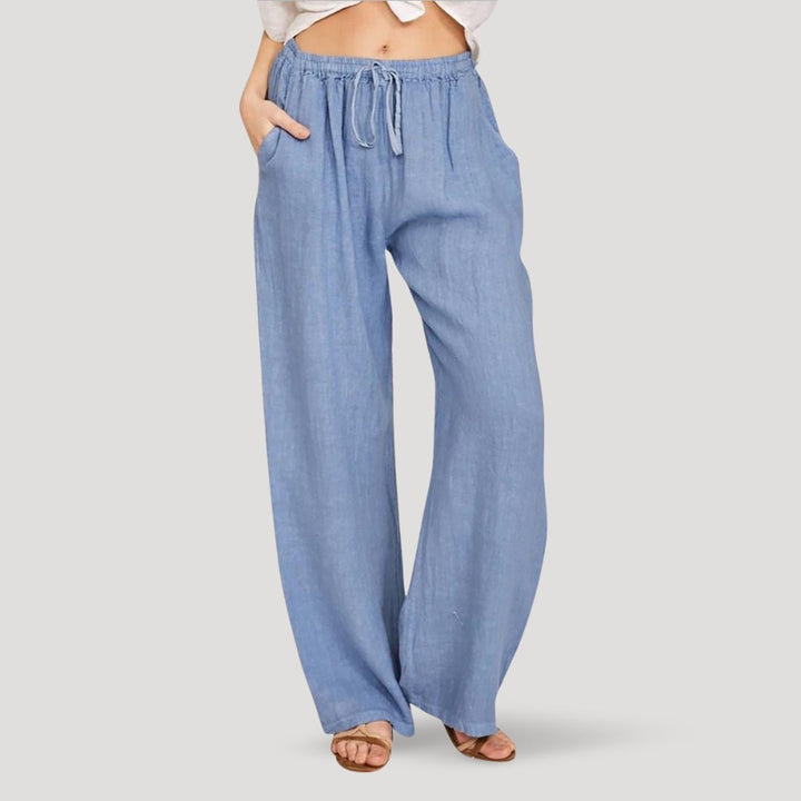 CLARA – RELAXED WIDE-LEG TROUSERS