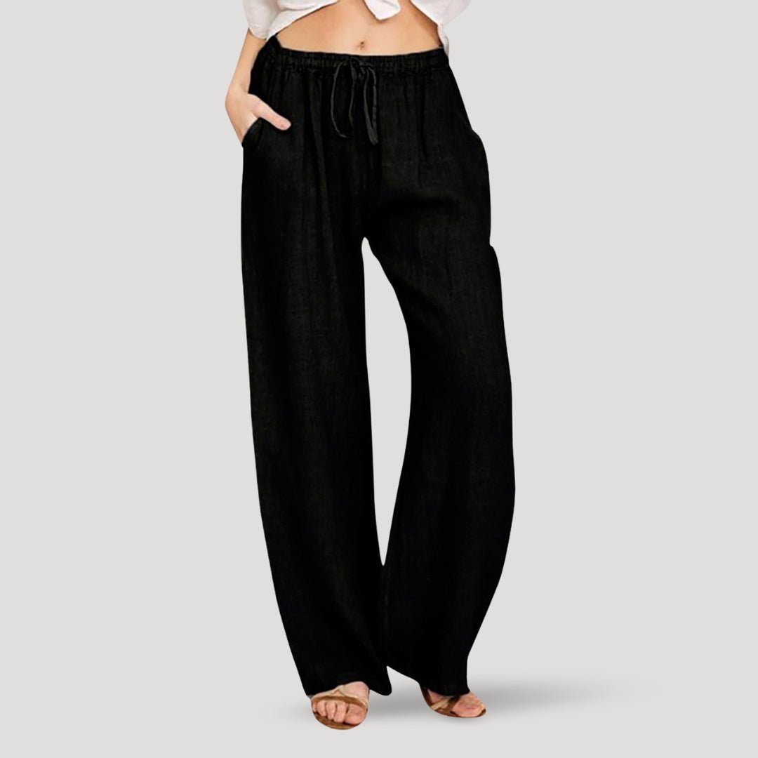 CLARA – RELAXED WIDE-LEG TROUSERS