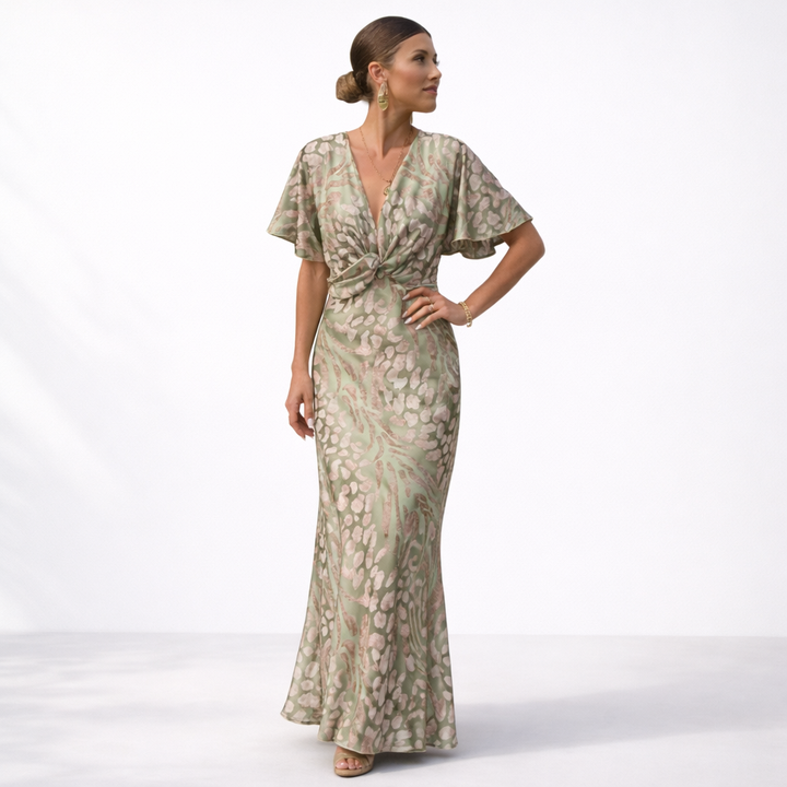 Ashleigh - Copper Midi Dress
