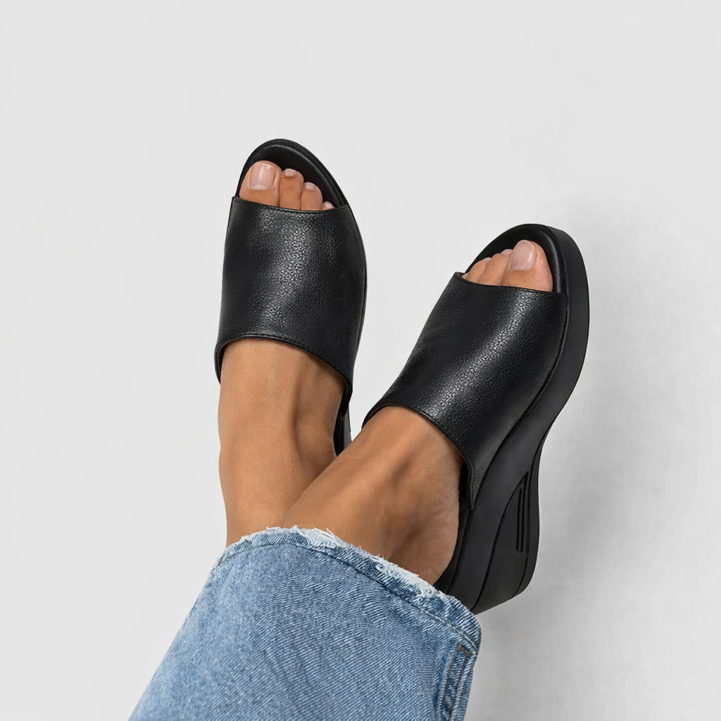 Laticia - Orthopedic Slip-on Wedge Sandals