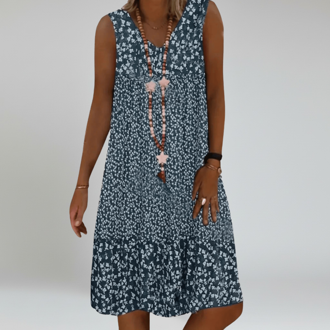 ROSIE – FLORAL TIERED MIDI DRESS