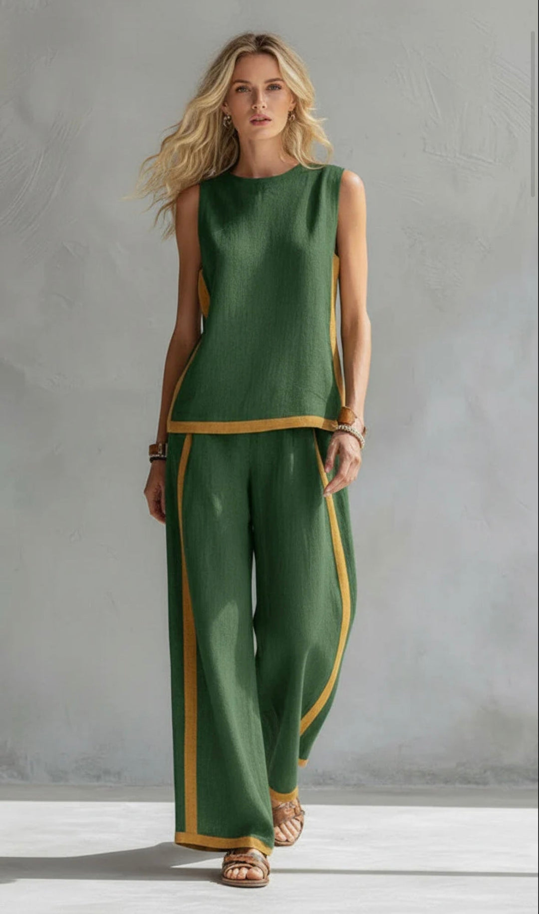 Lexa | Elegant Cotton and Linen Suit