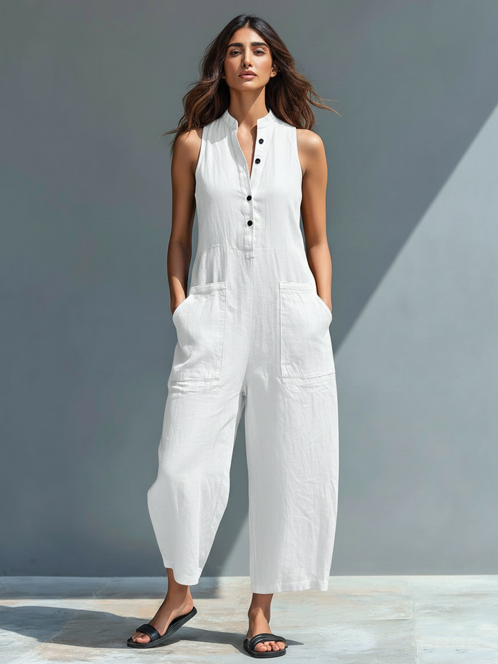 Fiona | Elegant Sleeveless Jumpsuit