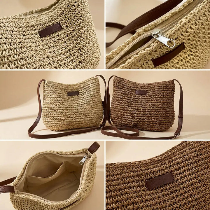 Arion Straw Crossbody Bag