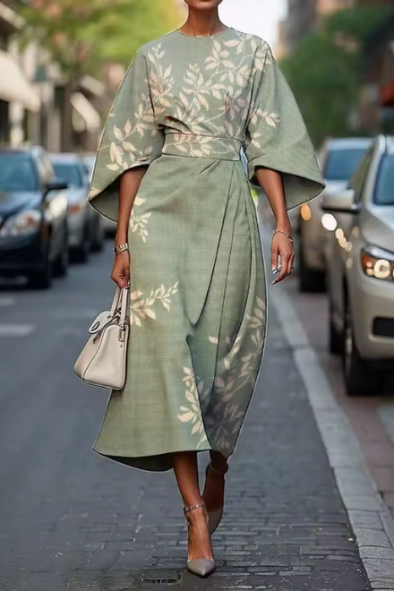BEATRICE – FLORAL MIDI DRESS