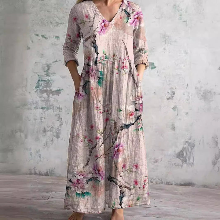 SYLVIA – FLORAL MAXI DRESS