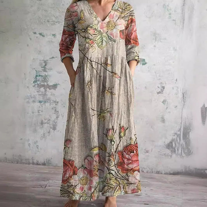 SYLVIA – FLORAL MAXI DRESS