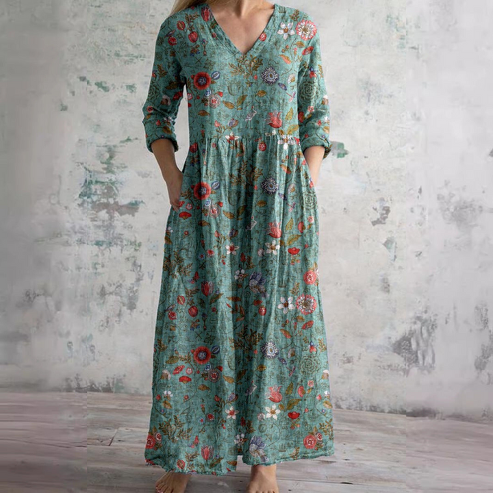 SYLVIA – FLORAL MAXI DRESS