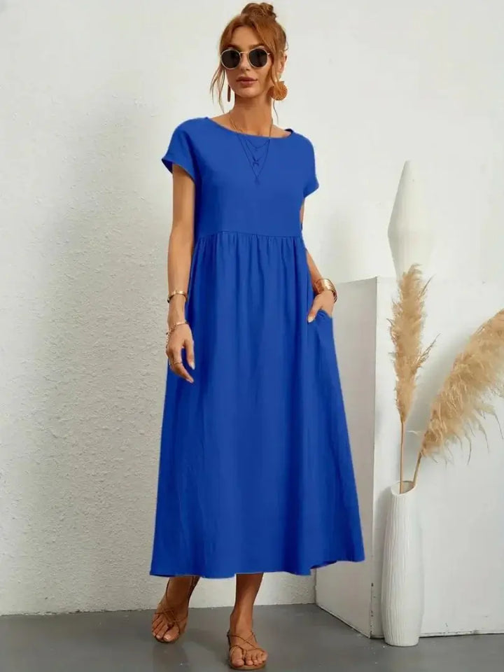 Thalia | Midi Dress with Pockets