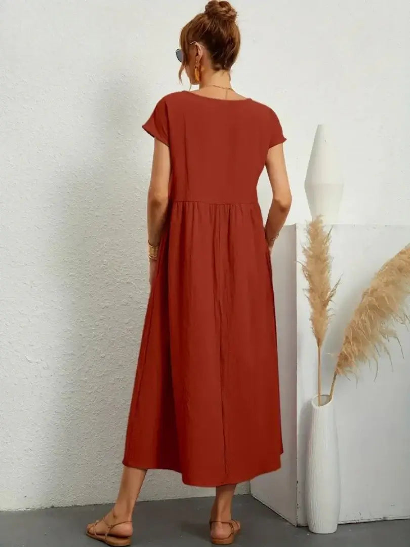 Thalia | Midi Dress with Pockets