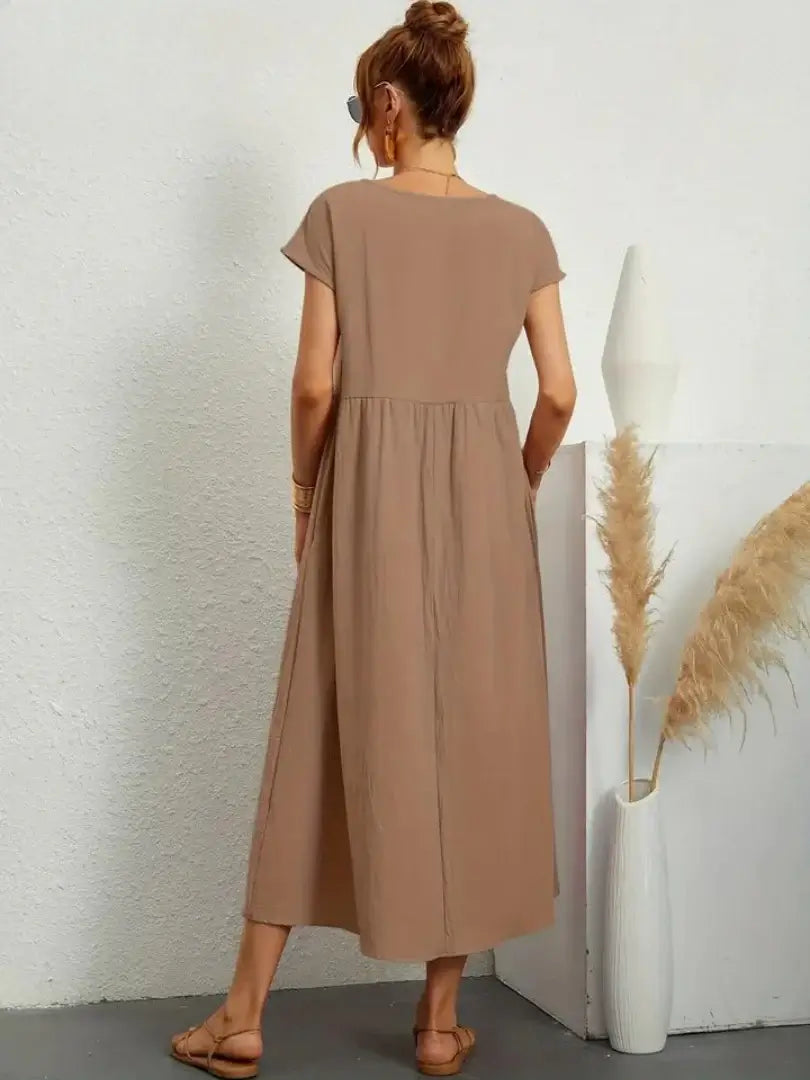 Thalia | Midi Dress with Pockets