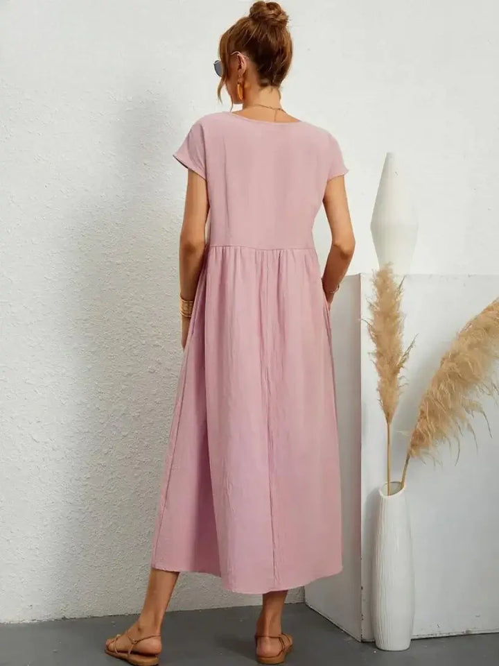 Thalia | Midi Dress with Pockets