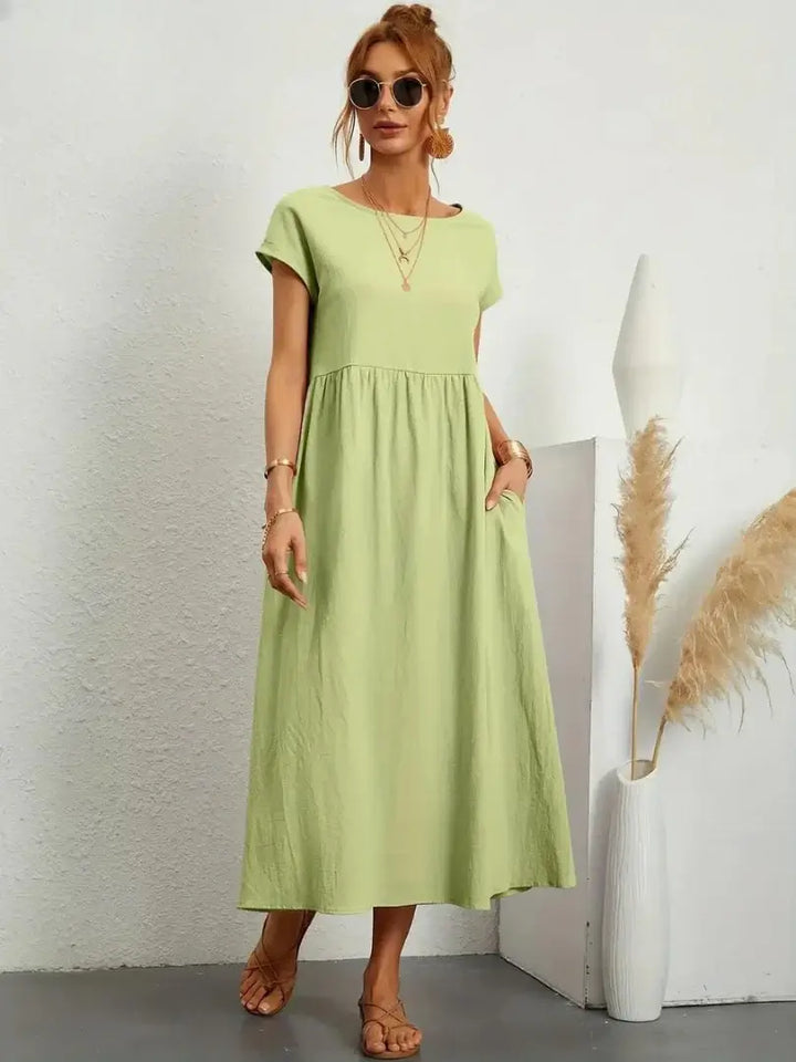 Thalia | Midi Dress with Pockets