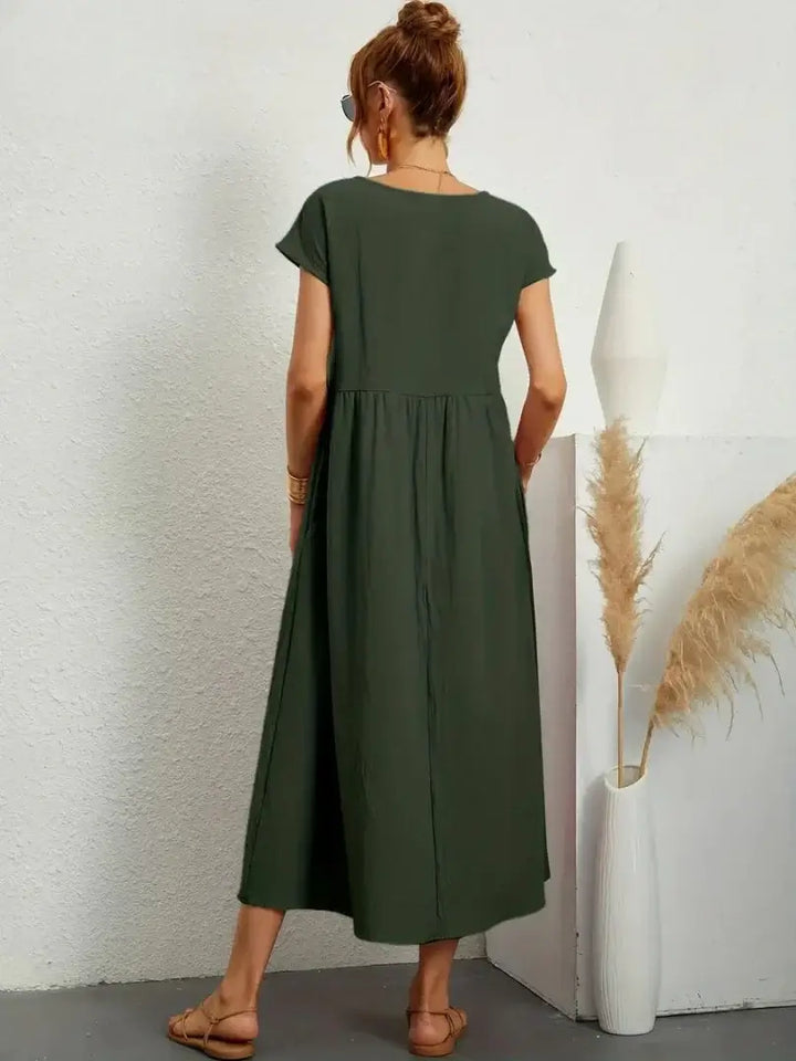 Thalia | Midi Dress with Pockets