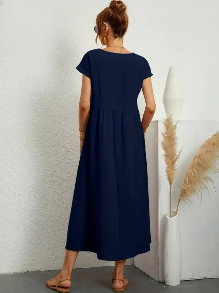 Thalia | Midi Dress with Pockets