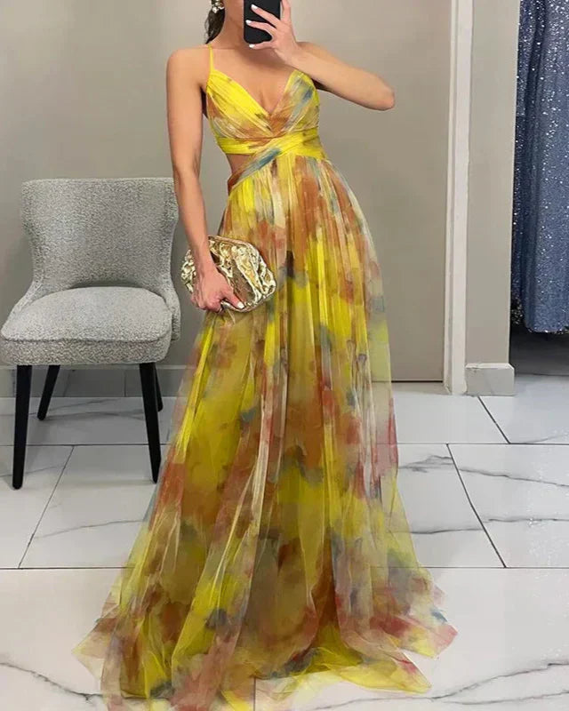 Camilla | Floral Maxi Dress for Effortless Elegance