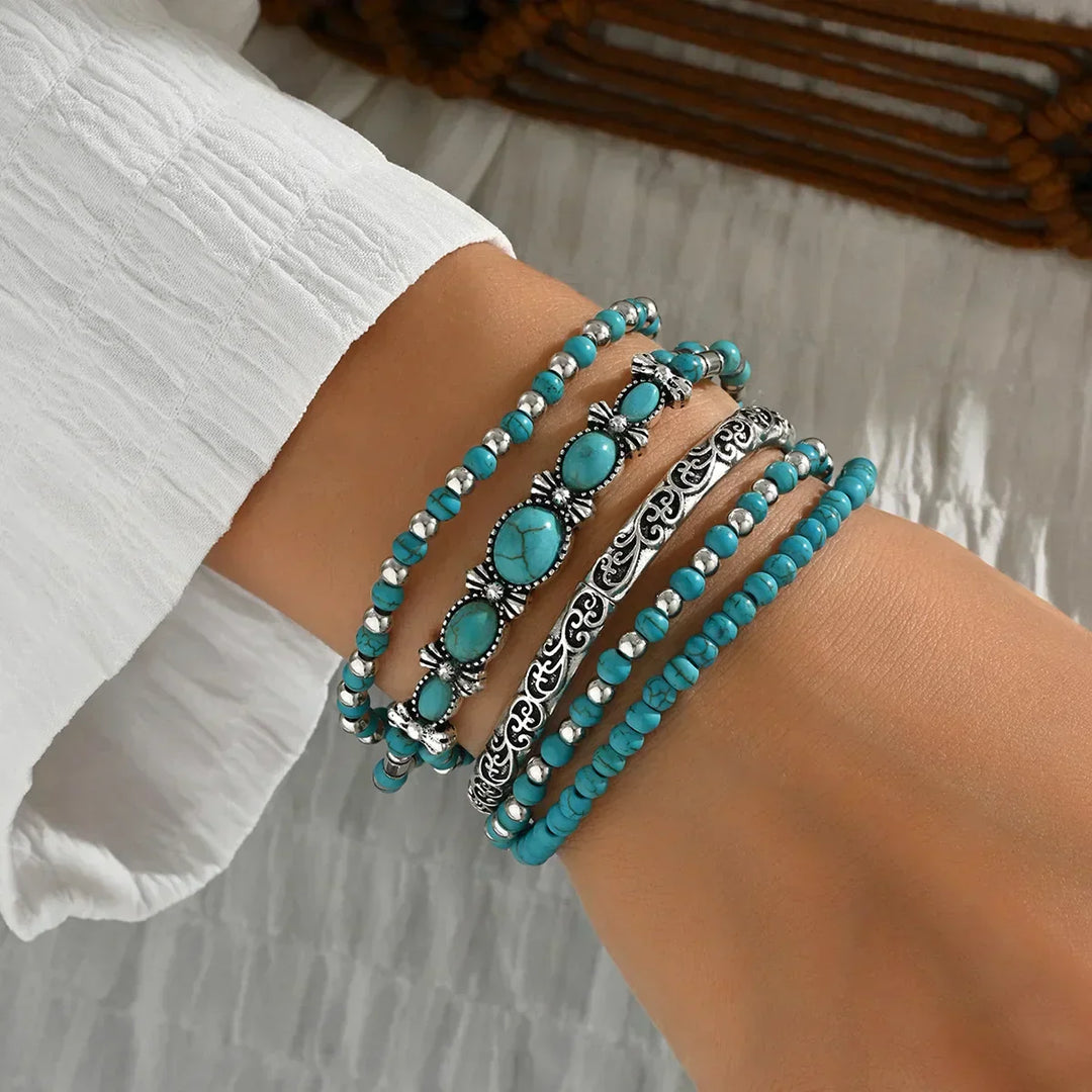 Bohemian Beaded Bracelet Set