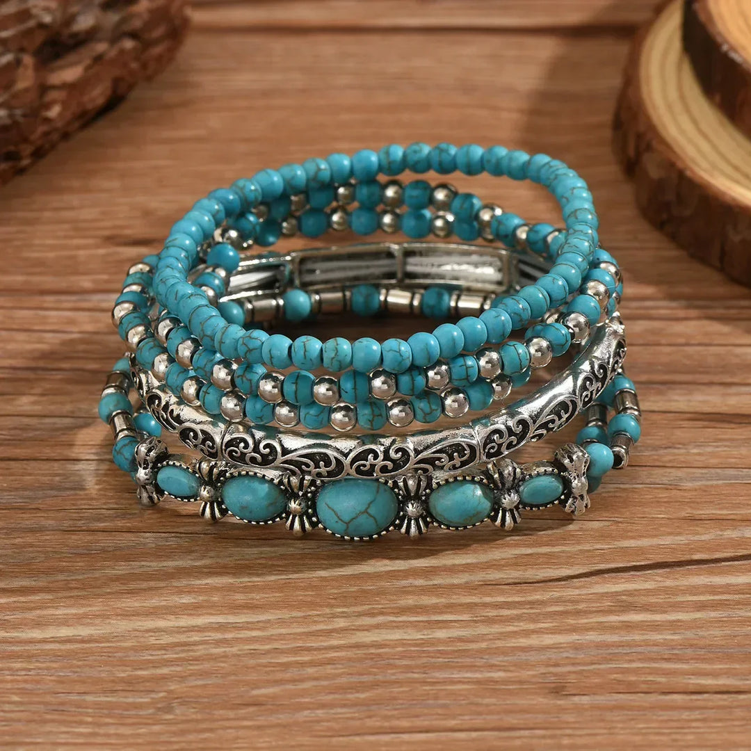 Bohemian Beaded Bracelet Set